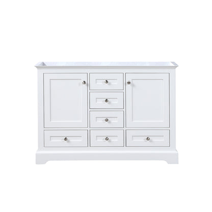Dukes 48 in. W x 22 in. D White Double Bath Vanity