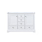 Dukes 48 in. W x 22 in. D White Double Bath Vanity