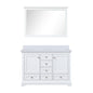Dukes 48 in. W x 22 in. D White Double Bath Vanity