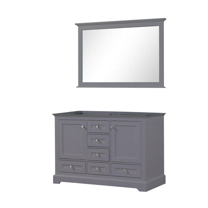 Dukes 48 in. W x 22 in. D Dark Grey Double Bath Vanity
