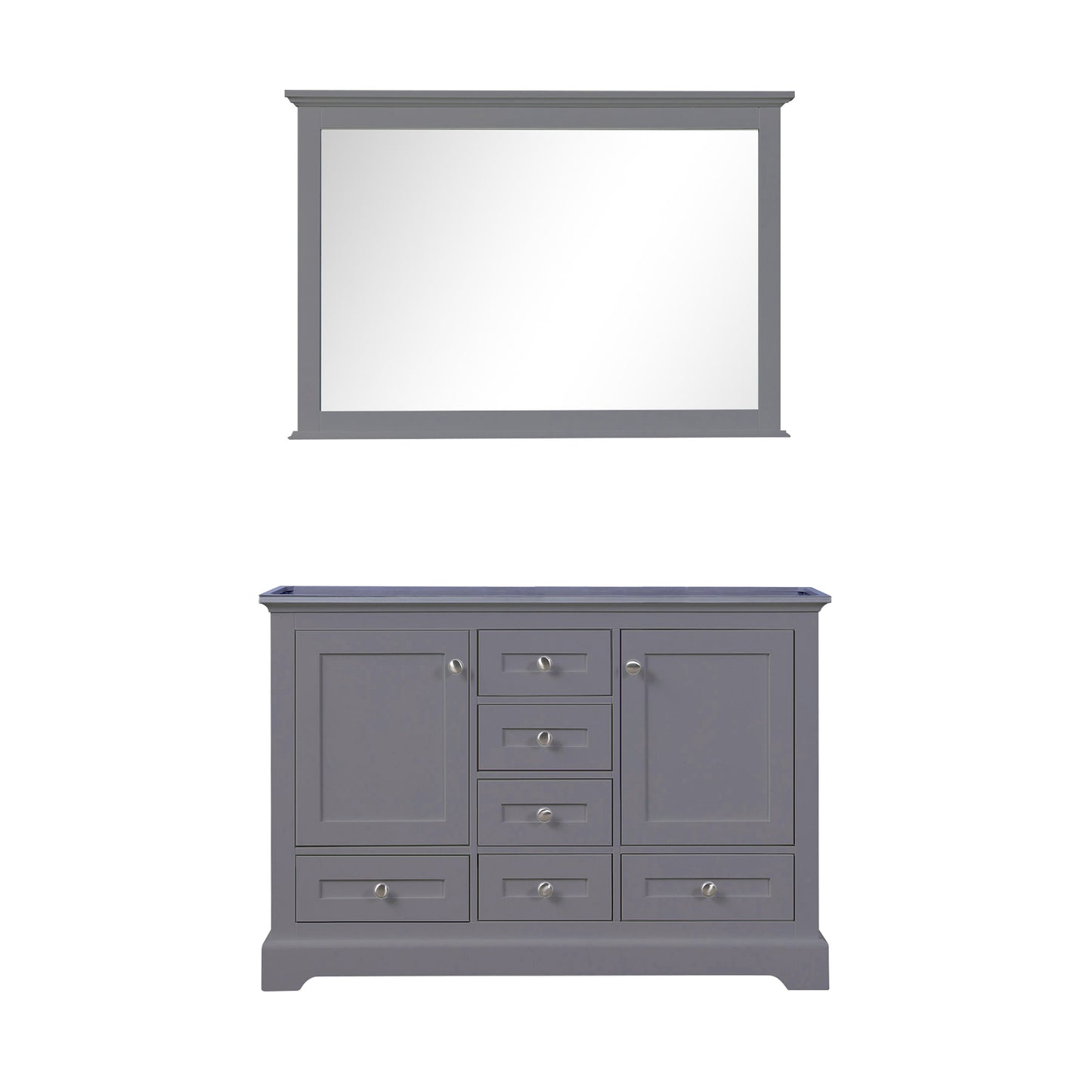 Dukes 48 in. W x 22 in. D Dark Grey Double Bath Vanity