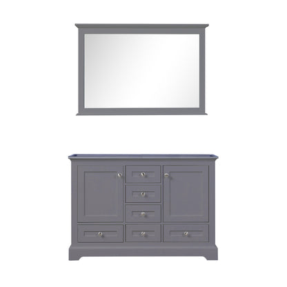 Dukes 48 in. W x 22 in. D Dark Grey Double Bath Vanity