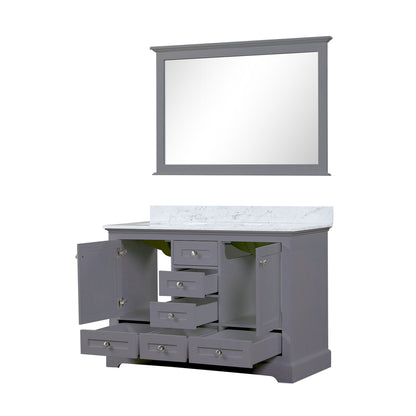 Dukes 48 in. W x 22 in. D Dark Grey Double Bath Vanity