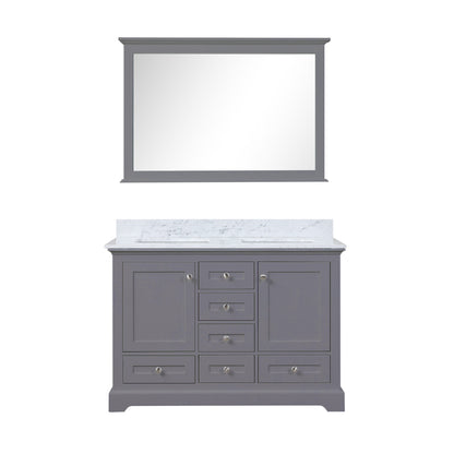 Dukes 48 in. W x 22 in. D Dark Grey Double Bath Vanity