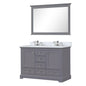 Dukes 48 in. W x 22 in. D Dark Grey Double Bath Vanity