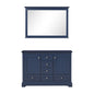 Dukes 48 in. W x 22 in. D Navy Blue Double Bath Vanity