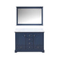 Dukes 48 in. W x 22 in. D Navy Blue Double Bath Vanity