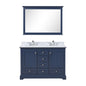 Dukes 48 in. W x 22 in. D Navy Blue Double Bath Vanity
