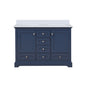 Dukes 48 in. W x 22 in. D Navy Blue Double Bath Vanity