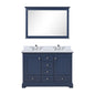 Dukes 48 in. W x 22 in. D Navy Blue Double Bath Vanity