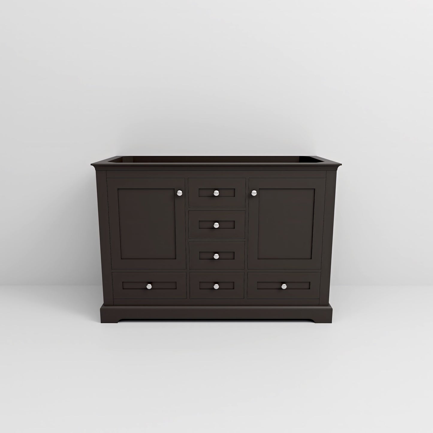 Dukes 48 in. W x 22 in. D Espresso Double Bath Vanity