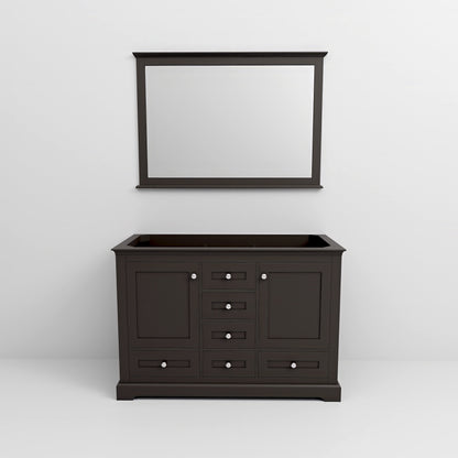 Dukes 48 in. W x 22 in. D Espresso Double Bath Vanity