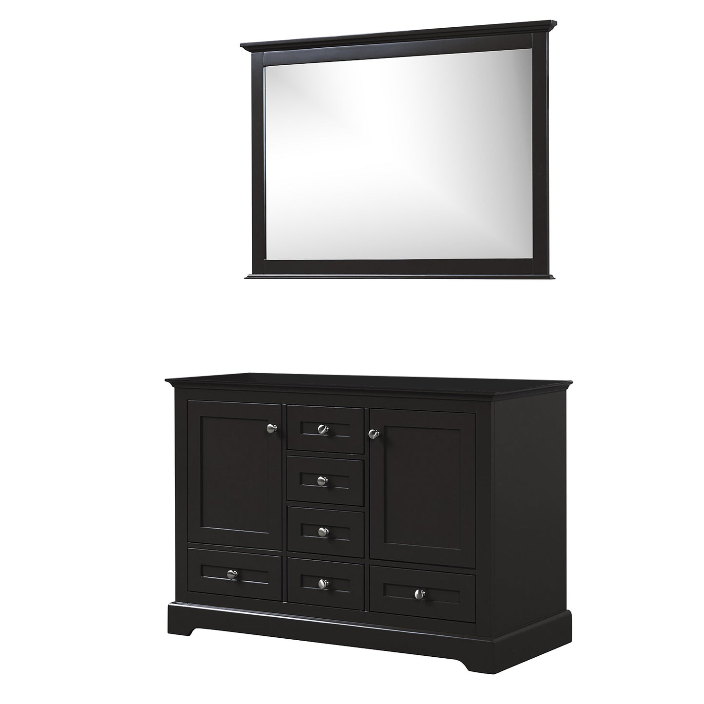 Dukes 48 in. W x 22 in. D Espresso Double Bath Vanity