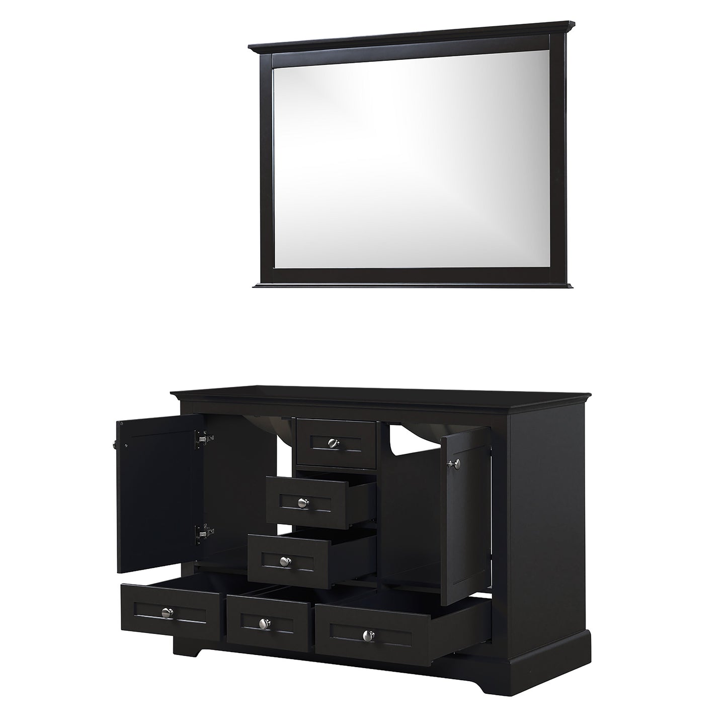 Dukes 48 in. W x 22 in. D Espresso Double Bath Vanity