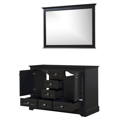 Dukes 48 in. W x 22 in. D Espresso Double Bath Vanity