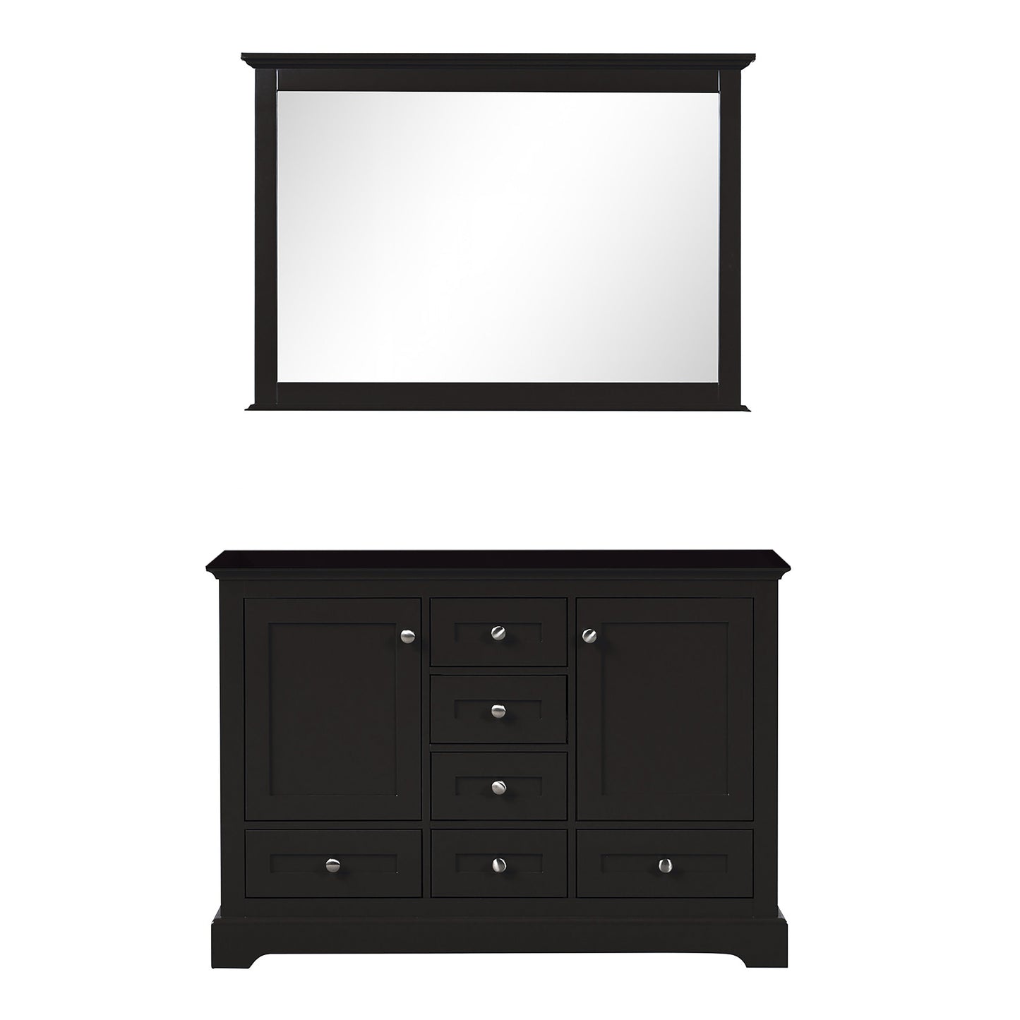 Dukes 48 in. W x 22 in. D Espresso Double Bath Vanity