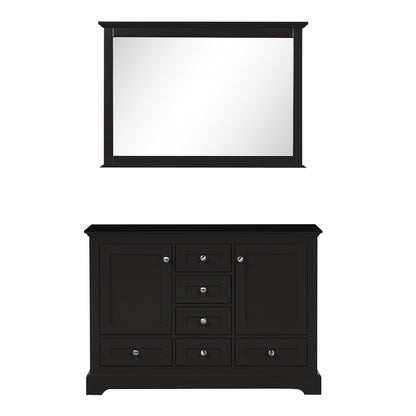 Dukes 48 in. W x 22 in. D Espresso Double Bath Vanity