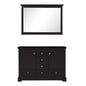 Dukes 48 in. W x 22 in. D Espresso Double Bath Vanity