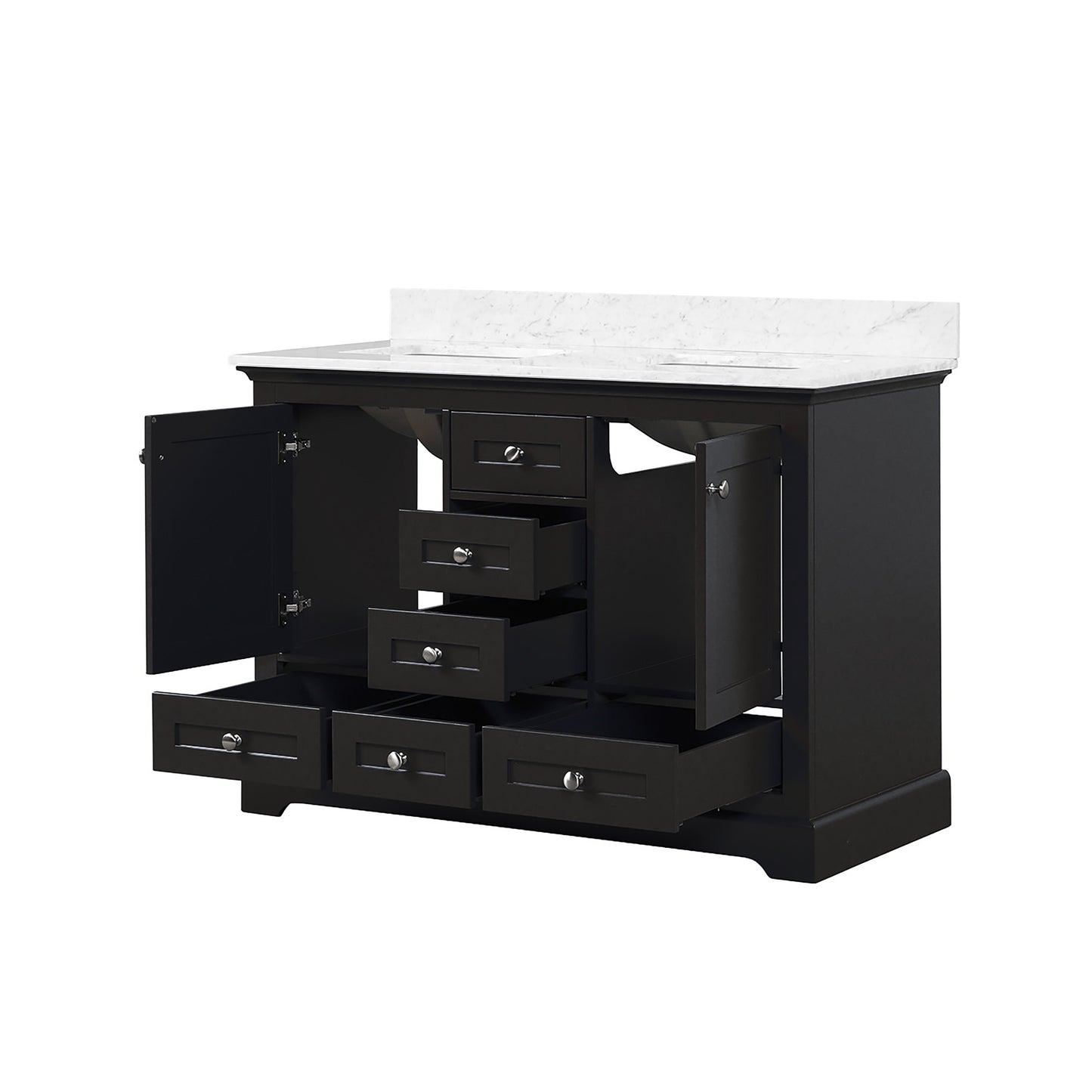 Dukes 48 in. W x 22 in. D Espresso Double Bath Vanity