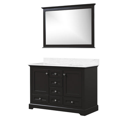 Dukes 48 in. W x 22 in. D Espresso Double Bath Vanity