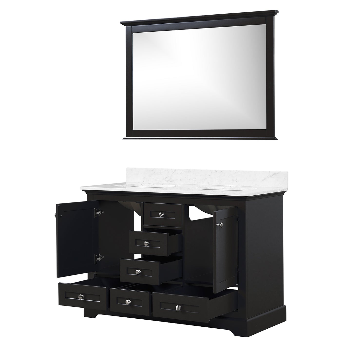 Dukes 48 in. W x 22 in. D Espresso Double Bath Vanity