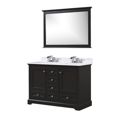 Dukes 48 in. W x 22 in. D Espresso Double Bath Vanity
