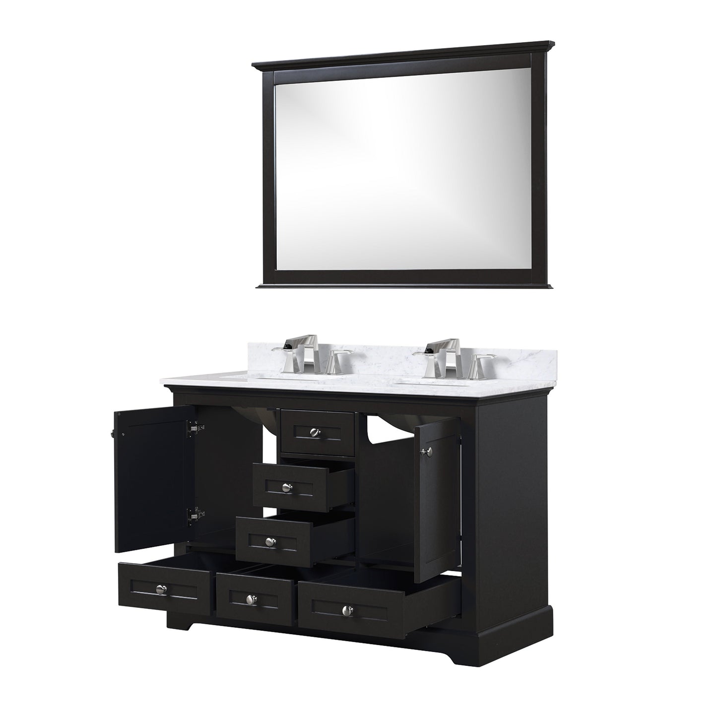 Dukes 48 in. W x 22 in. D Espresso Double Bath Vanity