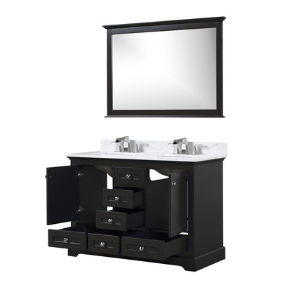 Dukes 48 in. W x 22 in. D Espresso Double Bath Vanity