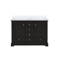 Dukes 48 in. W x 22 in. D Espresso Double Bath Vanity