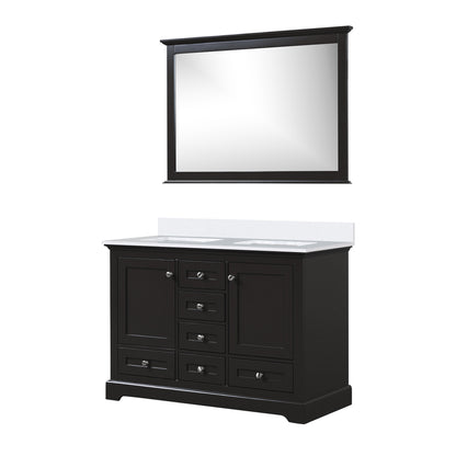 Dukes 48 in. W x 22 in. D Espresso Double Bath Vanity