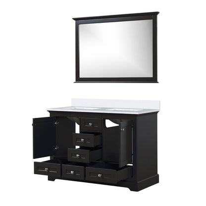Dukes 48 in. W x 22 in. D Espresso Double Bath Vanity