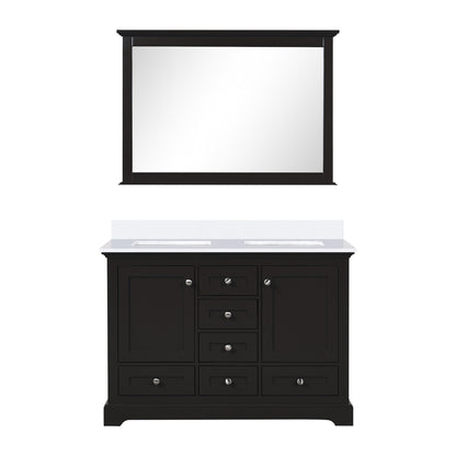 Dukes 48 in. W x 22 in. D Espresso Double Bath Vanity