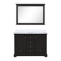 Dukes 48 in. W x 22 in. D Espresso Double Bath Vanity