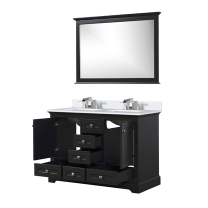 Dukes 48 in. W x 22 in. D Espresso Double Bath Vanity