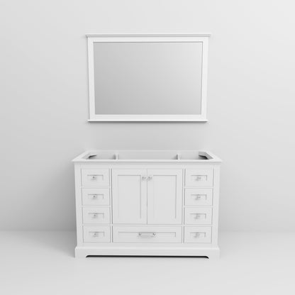 Dukes 48 in. W x 22 in. D White Single Bath Vanity