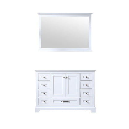 Dukes 48 in. W x 22 in. D White Single Bath Vanity