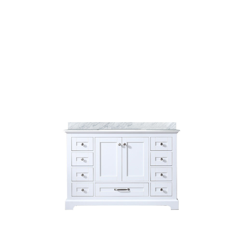 Dukes 48 in. W x 22 in. D White Single Bath Vanity