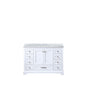 Dukes 48 in. W x 22 in. D White Single Bath Vanity