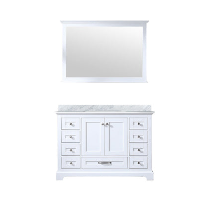 Dukes 48 in. W x 22 in. D White Single Bath Vanity