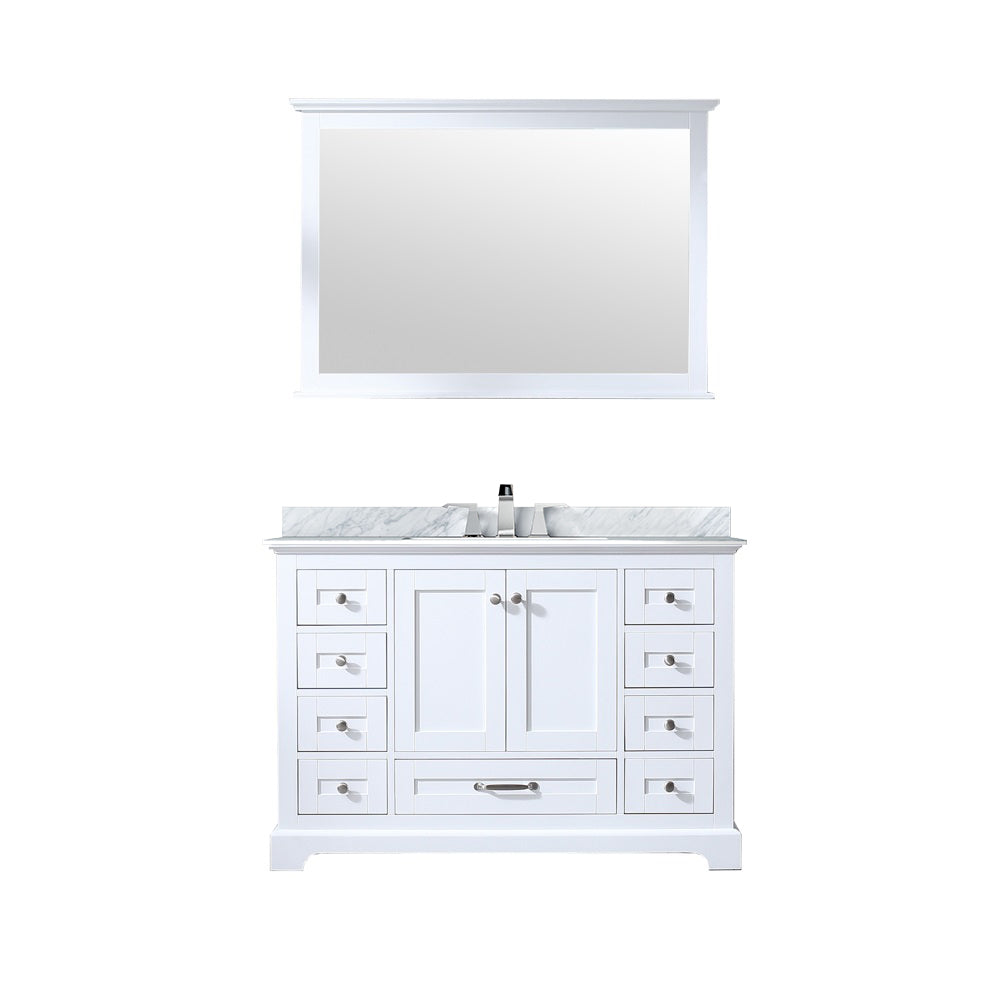 Dukes 48 in. W x 22 in. D White Single Bath Vanity
