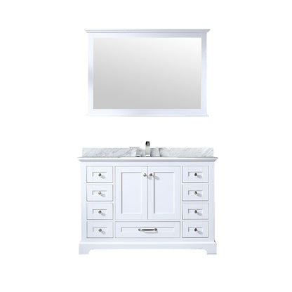 Dukes 48 in. W x 22 in. D White Single Bath Vanity