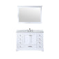 Dukes 48 in. W x 22 in. D White Single Bath Vanity