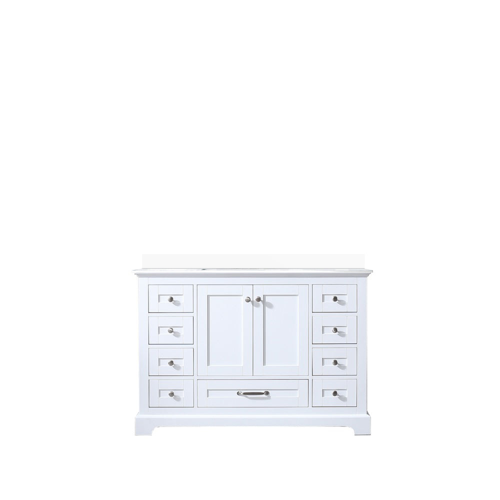 Dukes 48 in. W x 22 in. D White Single Bath Vanity