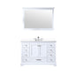 Dukes 48 in. W x 22 in. D White Single Bath Vanity