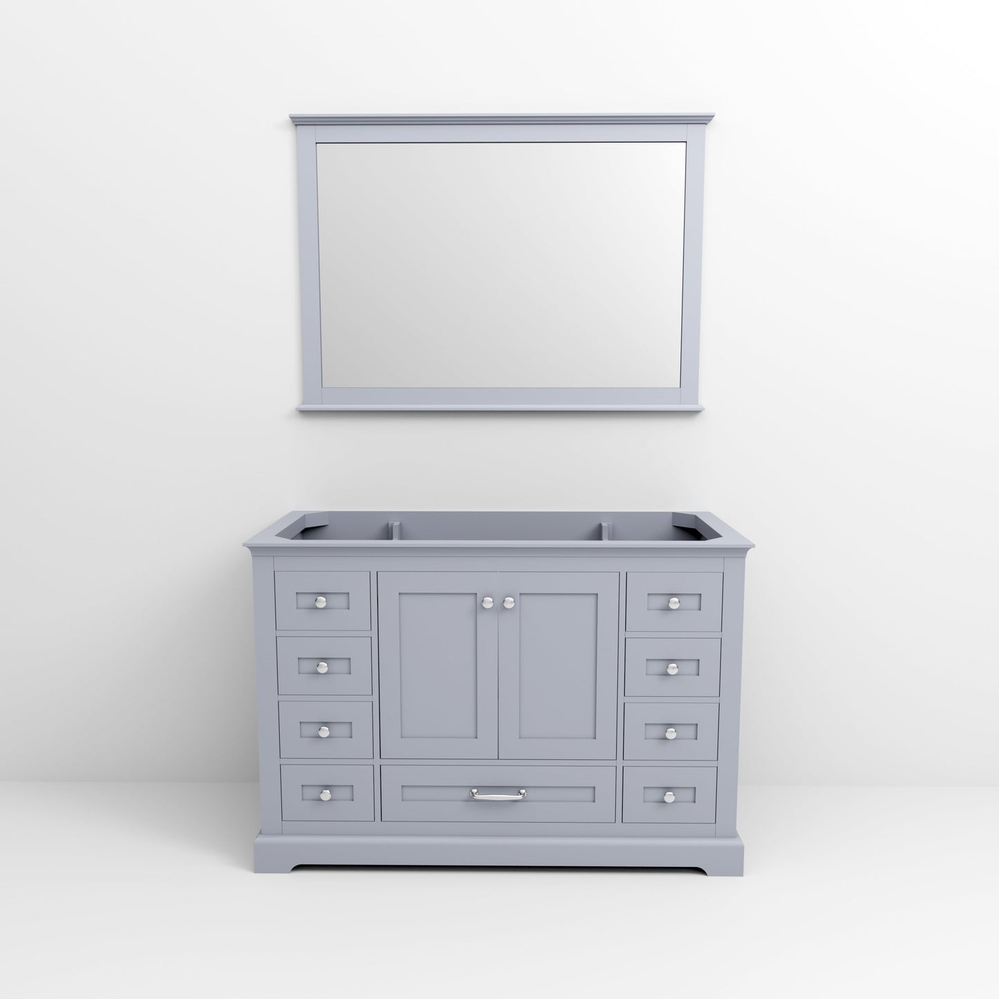 Dukes 48 in. W x 22 in. D Dark Grey Single Bath Vanity