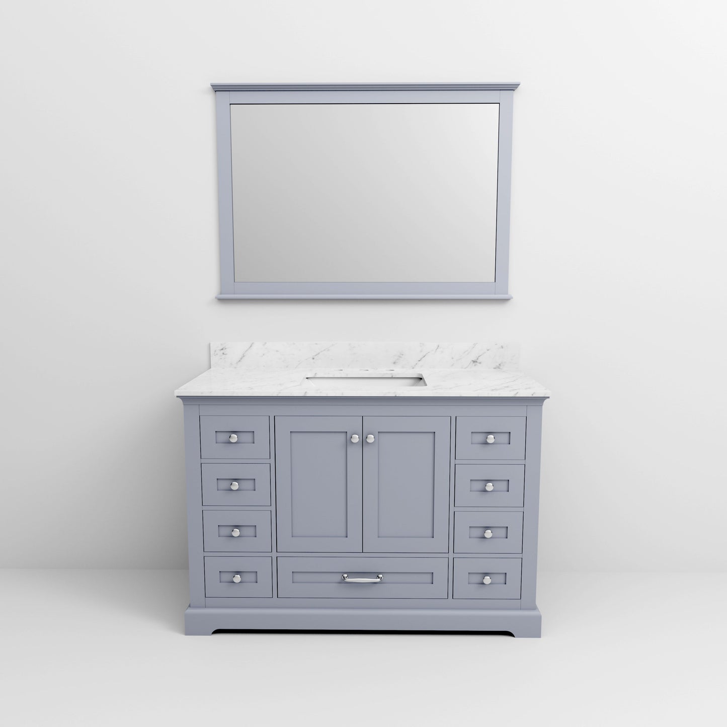 Dukes 48 in. W x 22 in. D Dark Grey Single Bath Vanity