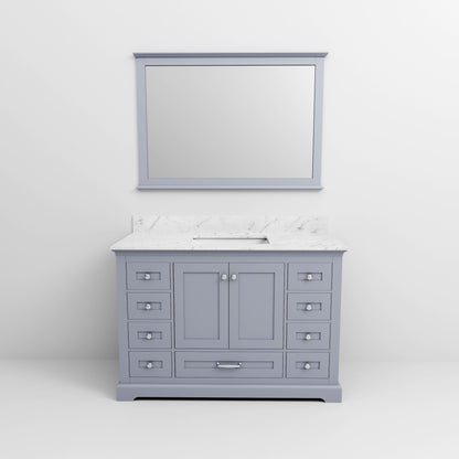 Dukes 48 in. W x 22 in. D Dark Grey Single Bath Vanity