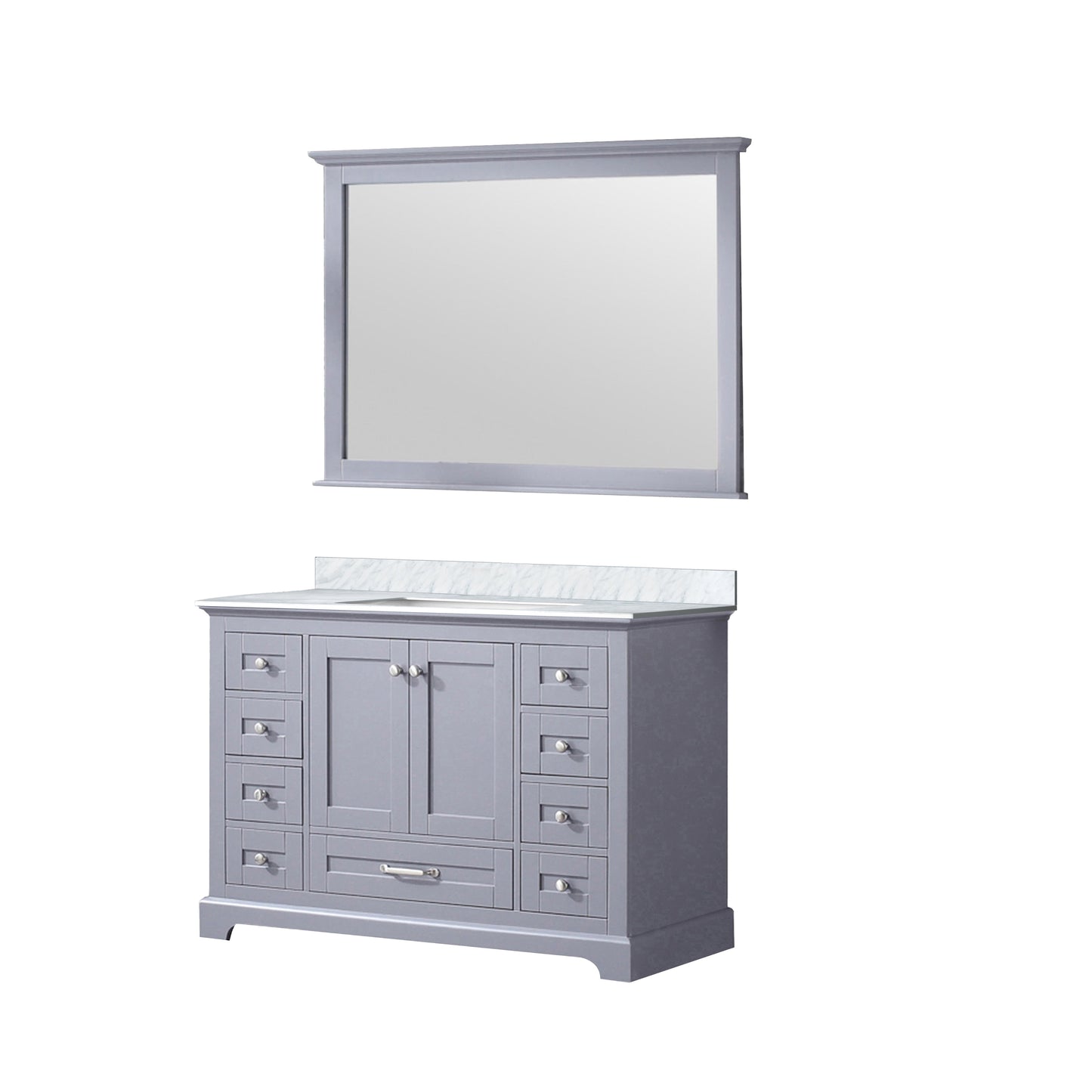 Dukes 48 in. W x 22 in. D Dark Grey Single Bath Vanity