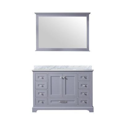 Dukes 48 in. W x 22 in. D Dark Grey Single Bath Vanity
