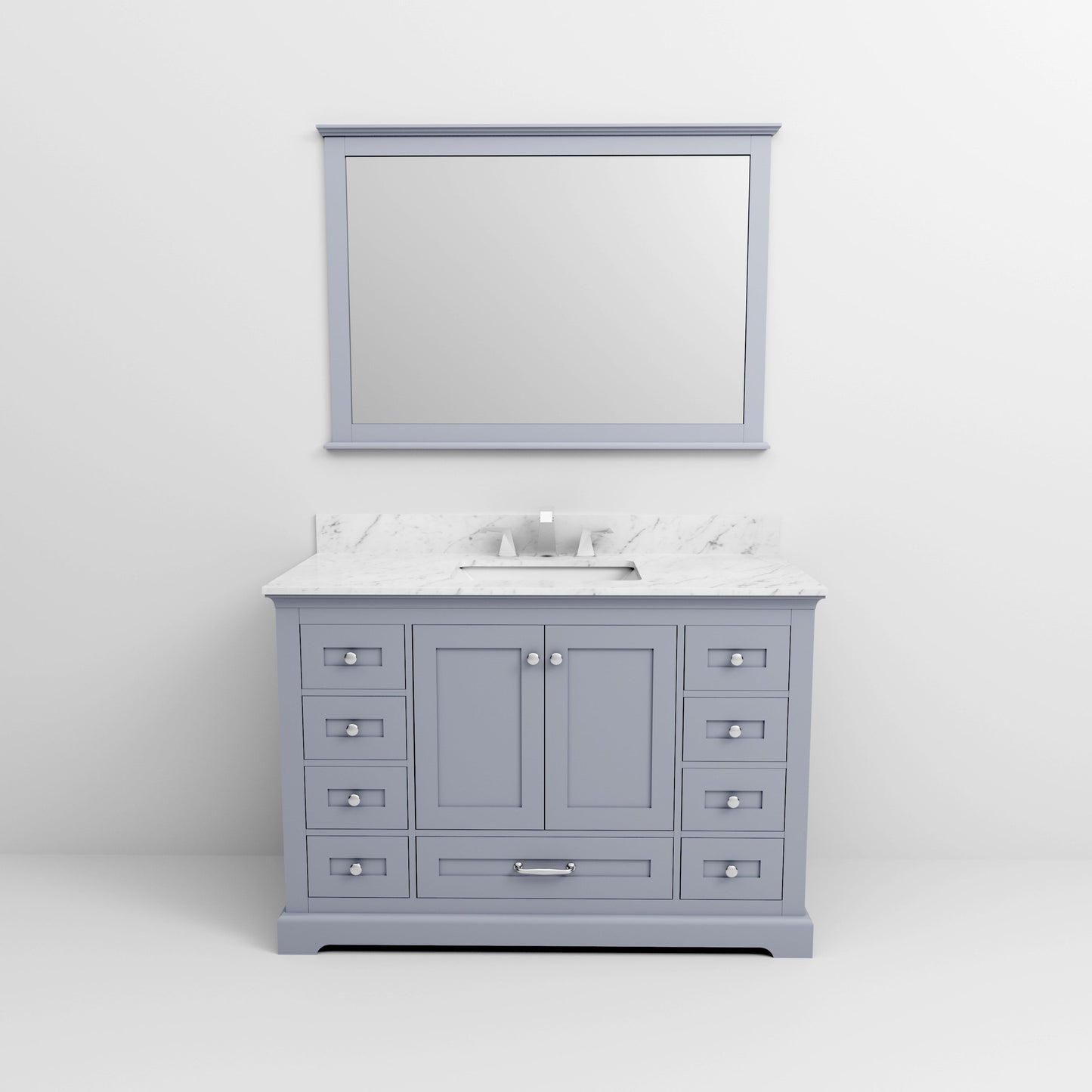 Dukes 48 in. W x 22 in. D Dark Grey Single Bath Vanity